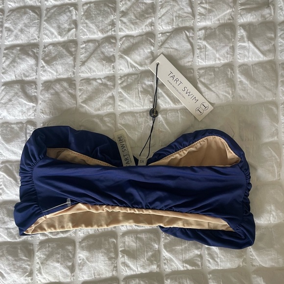Tart Swim Navy bandeau swim top - Picture 4 of 7